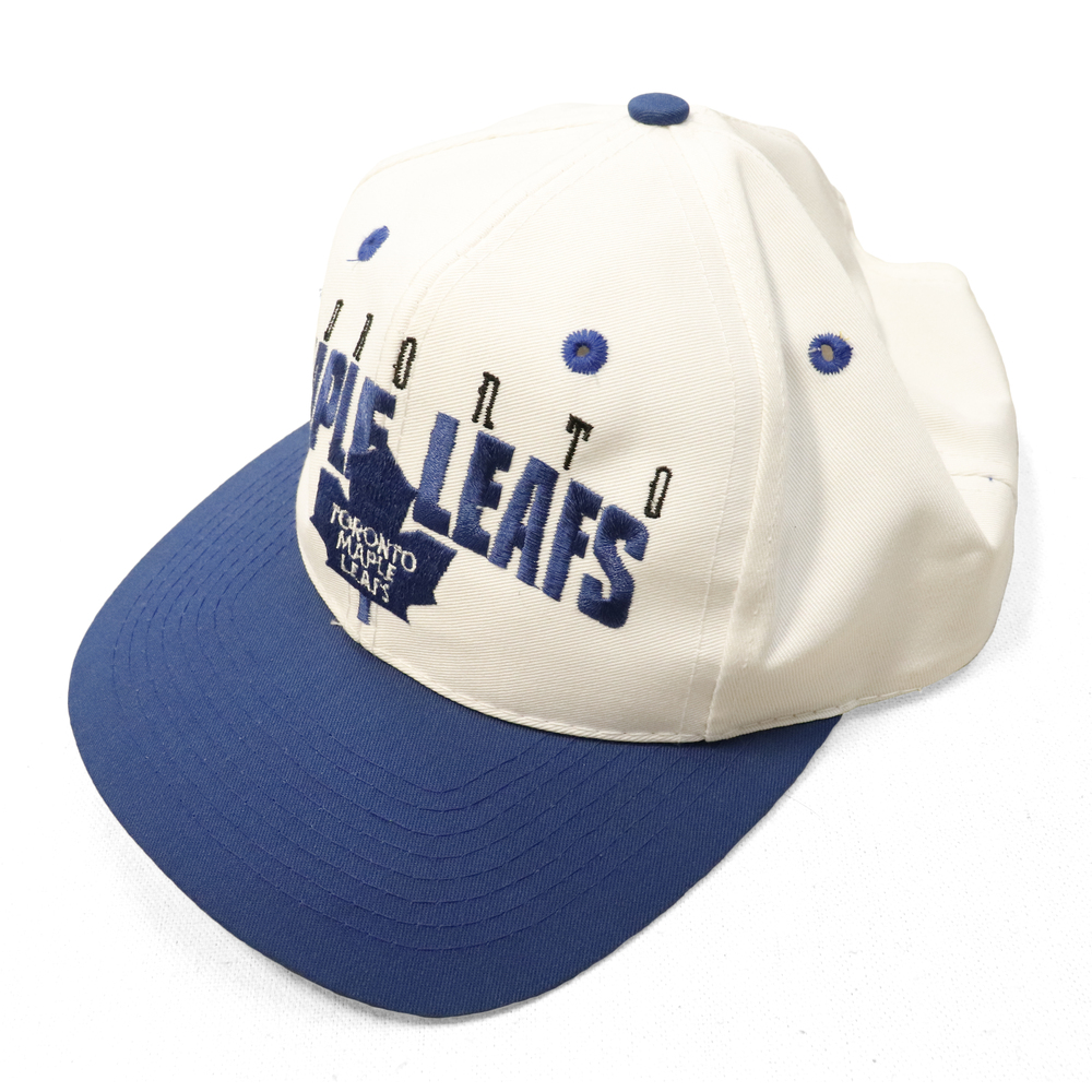 Vintage The Game Toronto Maple Leafs Embroidered Strapback Hat Size One Size